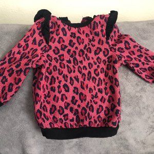 Pippa & Julie Leopard Print Sweatshirt 12m